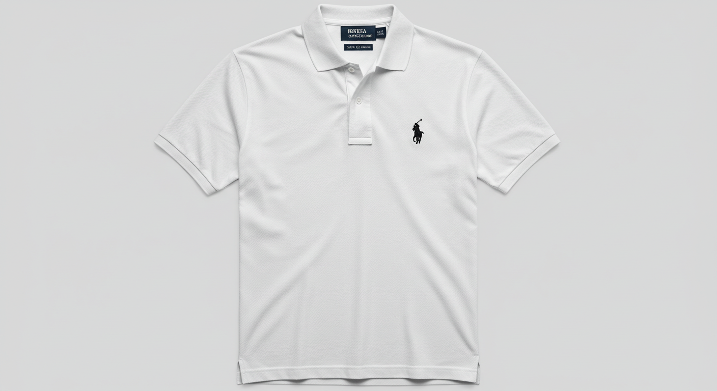 High-End Men’s Piqué Polo Shirt | Refined Finish with Iconic Logo