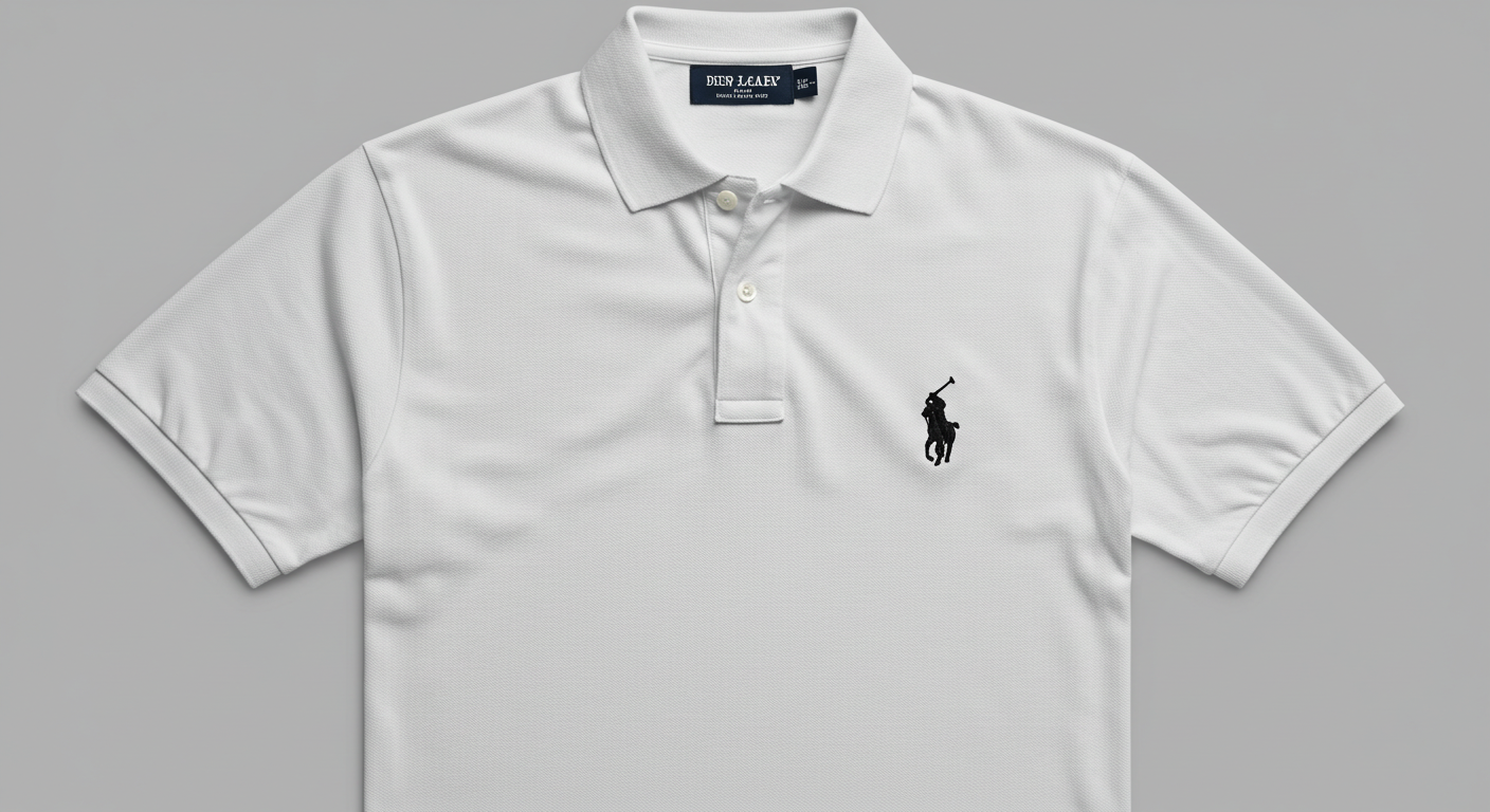 High-End Men’s Piqué Polo Shirt | Refined Finish with Iconic Logo