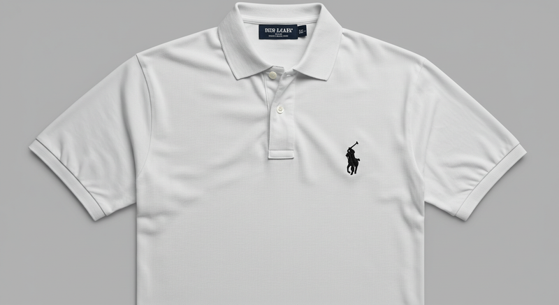 High-End Men’s Piqué Polo Shirt | Refined Finish with Iconic Logo