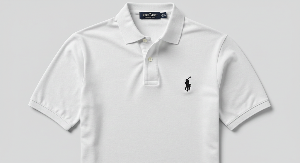 High-End Men’s Piqué Polo Shirt | Refined Finish with Iconic Logo